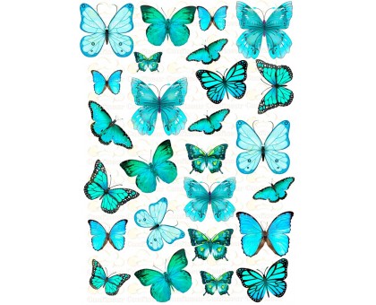 Вафельна картинка "Метелики"-23