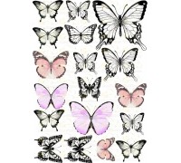 Вафельна картинка "Метелики"-24