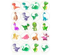 Вафельна картинка "Динозаври" -6