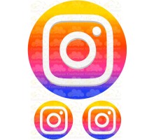 Вафельна картинка "Instagram" -2