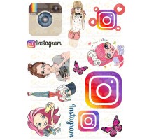 Вафельна картинка "Instagram" -3