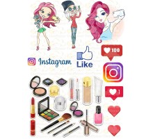Вафельна картинка "Instagram" -4