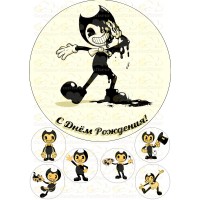 Вафельна картинка "Bendy"-1