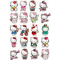 Waffle picture "Hello Kitty"-7