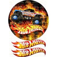 Waffle picture "Hot Wheels"-3