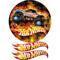 Вафельна картинка "Hot Wheels"-3