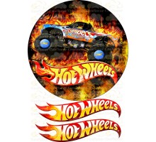 Вафельна картинка "Hot Wheels"-3