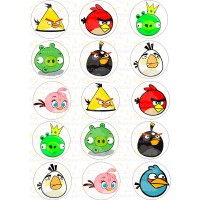 Wafer image of the "Angry Birds"-4