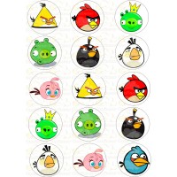 Вафельна картинка "Angry Birds"-4