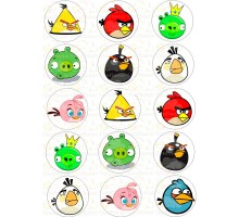 Вафельна картинка "Angry Birds"-4