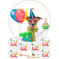 Waffle picture "happy Birthday"-26