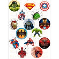 Waffle picture "Super heroes"-5