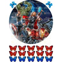 Waffle picture "Super heroes"-4