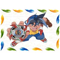 Вафельна картинка "Beyblade" - 3