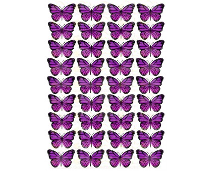 Вафельна картинка "Метелики"-11