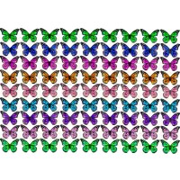 Waffle picture "Butterfly"-10