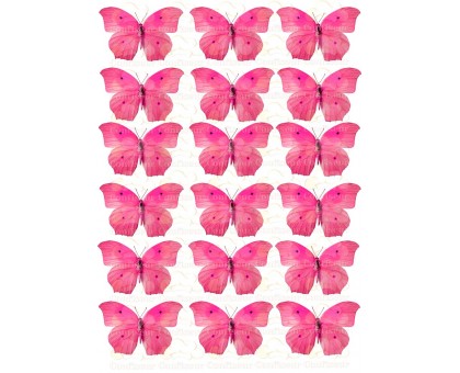 Вафельна картинка "Метелики"-15