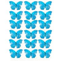 Вафельна картинка "Метелики"-16