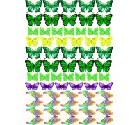 Вафельна картинка "Метелики"-22