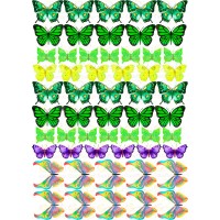 Вафельна картинка "Метелики"-22