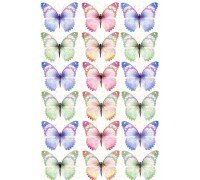 Вафельна картинка "Метелики"-8
