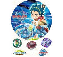 Вафельна картинка "Beyblade" - 10