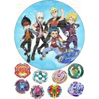 Вафельна картинка "Beyblade" - 14