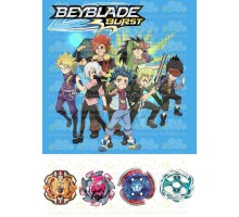 Вафельна картинка "Beyblade" - 20