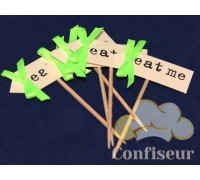 Флажок Eat Me 10шт (салатовый)