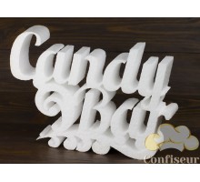 Decor foam "Candy Bar" 35cm*25cm