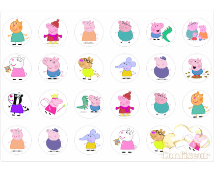 Плівка перекладна А-4 Свинка Пеппа 1шт