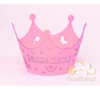 Обгортки для капкейків "Princess" рожевий