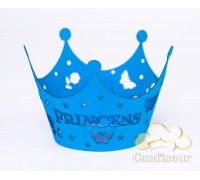Обгортки для капкейків "Princess" блакитний