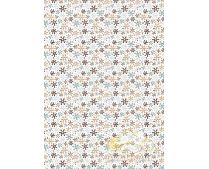 Плівка перекладна А-4 Сніжинки-2