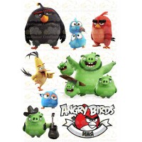 Edible wafers images "Angry Birds" -5