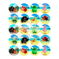 Wafer image of the "Angry Birds"-3