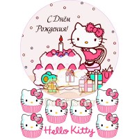 Вафельна картинка "Hello Kitty"-2