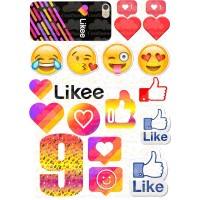 Edible wafers images "Likee" -8