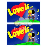 Вафельная картинка "Love is..."-3