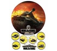 Вафельна картинка "World of Tanks"-1 