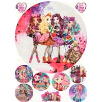 Вафельная картинка "Ever after high"-3