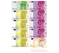 Вафельна картинка "Євро"