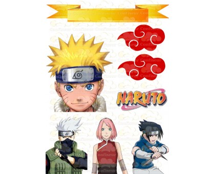 Вафельна картинка "Naruto"-10