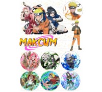 Вафельна картинка "Naruto"-2