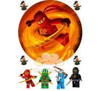 Вафельна картинка "Ninjago"-12