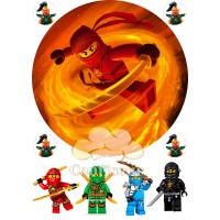 Вафельна картинка "Ninjago"-12