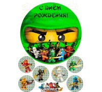 Вафельна картинка "Ninjago"-16