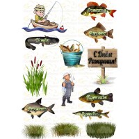 Edible wafers images "Fisherman" - 4