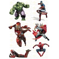 Edible wafers images "Super Heroes" -17