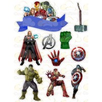 Edible wafers images "Super Heroes" -21